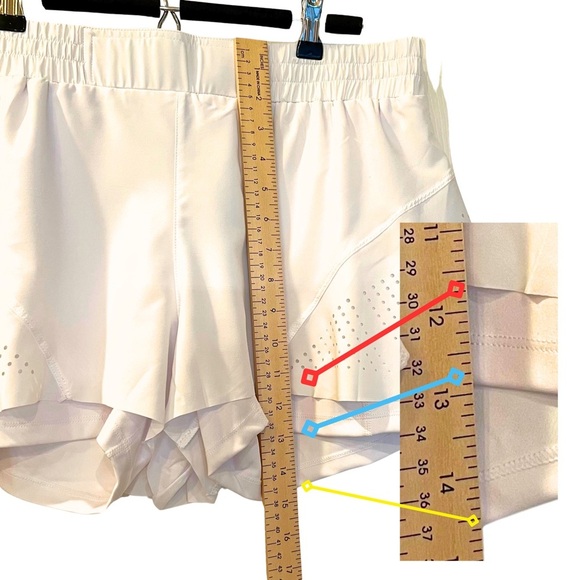 Lucky in Love White Hype Double-Layered Ruffled Shorts - Picture 6 of 12